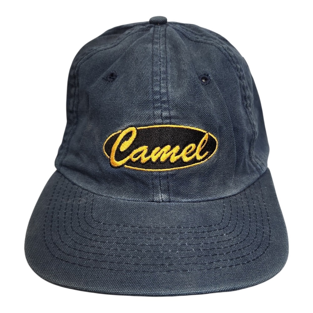 Vintage Camel Cigarette Dad Hat Snapback Cap Hat Denim Blue 90s Embroidered Logo